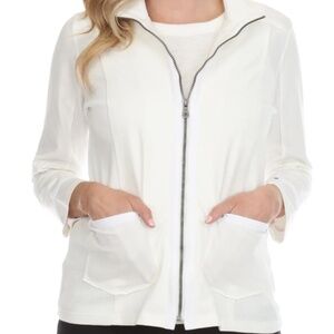 NWT - Neon Buddha Zipper Front Jacket - Large